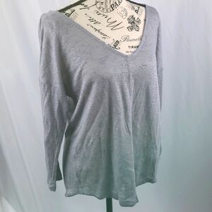 {Banana Republic ¦ Heritage Collection} Silver Linen sweater